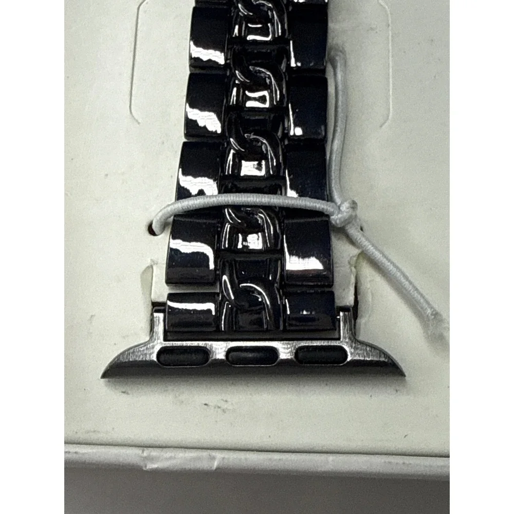 Nine West Gunmetal Chain Link Bracelet Band for Apple Watch 38/40/41mm